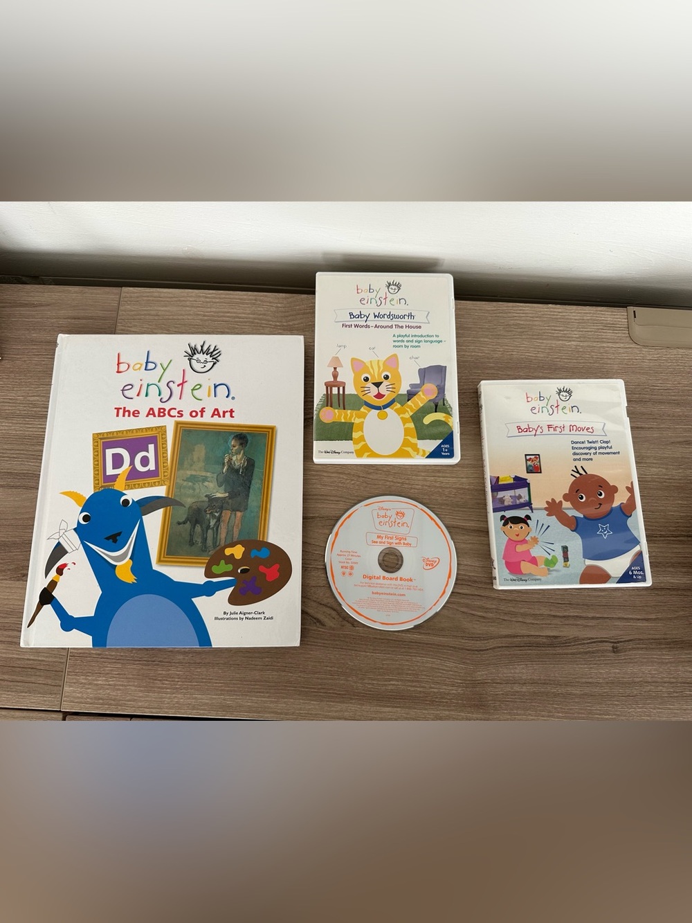 Baby Einstein The ABCs of Art Set — Yellow & Blue Learning Kit